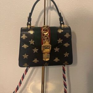 Gucci Sylvie Stars and Bees Mini Bag